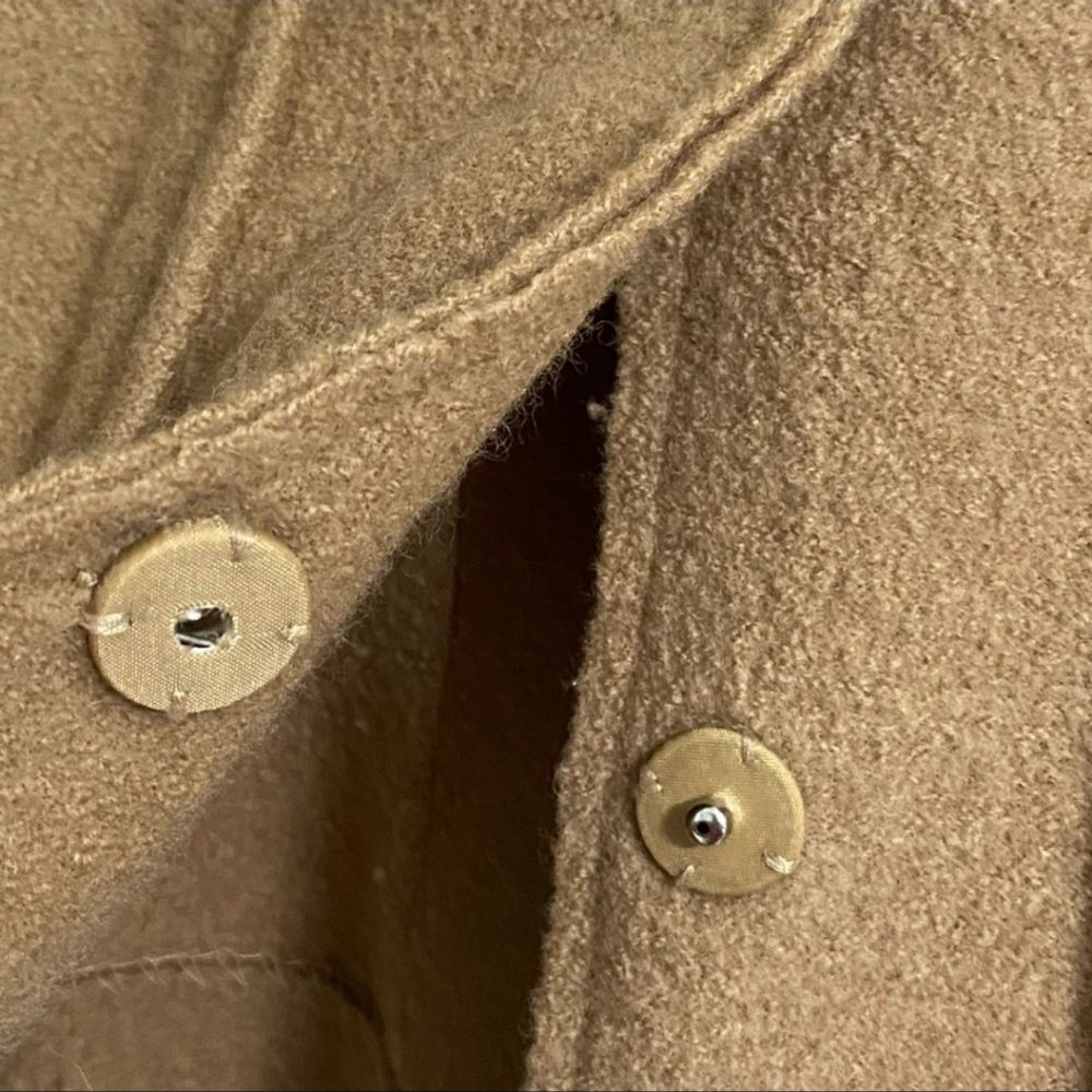 Andrea Jovine Tan  Wool Lightweight Jacket Size L - Picture 4 of 7